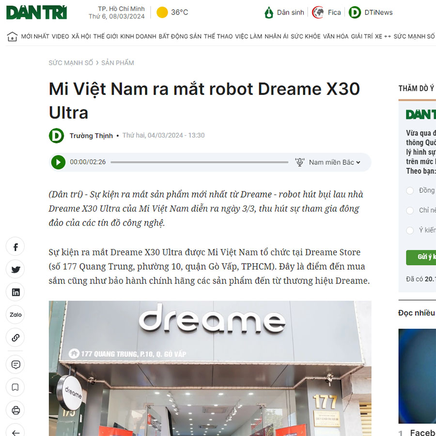 Báo chí nói về chúng tôi